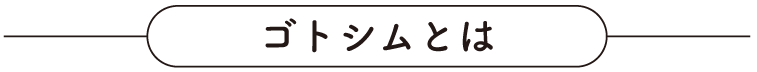 タイトル「ゴトシムとは」